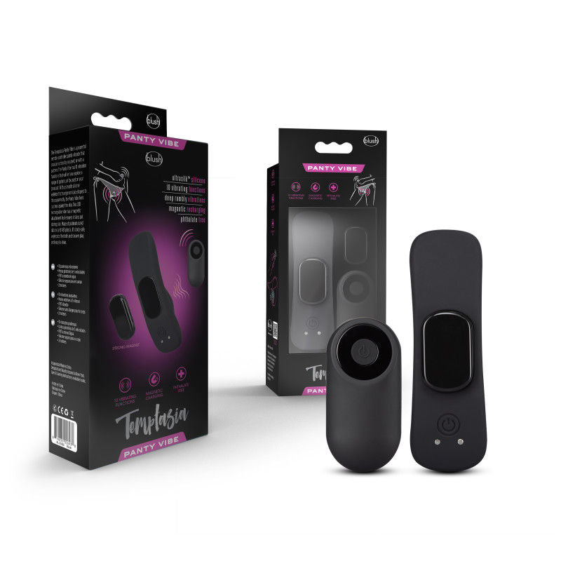 Temptasia Remote Control Panty Vibe - Vibrating Panties, front with remote control and box | Flirty Bay Online adult store Perth